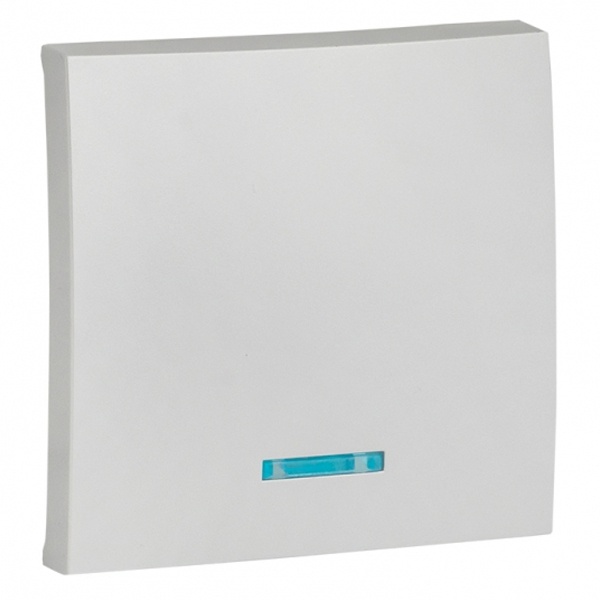 Лицевая панель переключателя 1 - клавишного с индикатором EKF PROxima Валенсия сталь