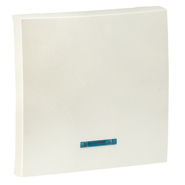 Лицевая панель переключателя 1 - клавишного с индикатором EKF PROxima Валенсия жемчуг