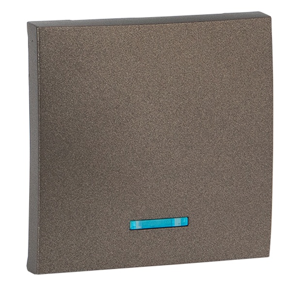 Лицевая панель переключателя 1 - клавишного с индикатором EKF PROxima Валенсия графит