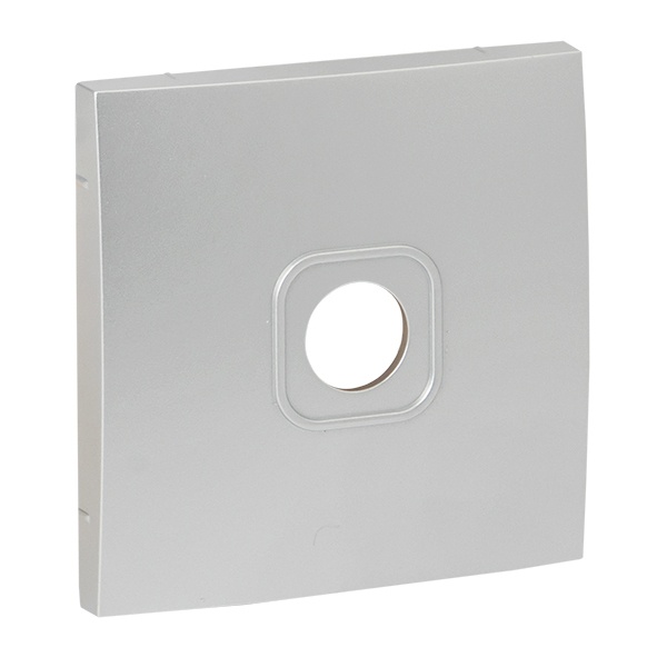 Лицевая панель розетки EKF PROxima TV 1-местная 75Ом 5-862МГц Валенсия сталь