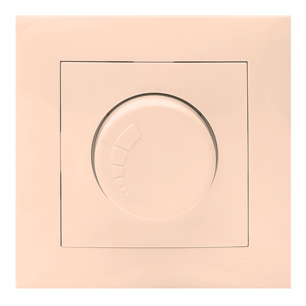 Светорегулятор EKF PROxima 600W 220В IP20 Валенсия кремовый