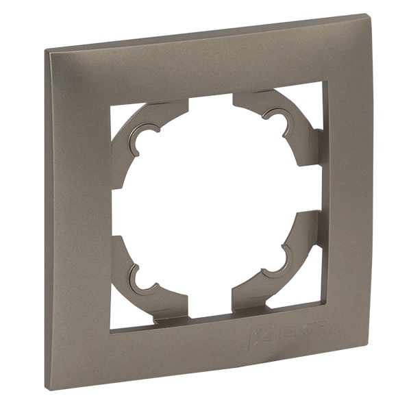 Рамка 1-местная горизонтальная EKF PROxima Валенсия кашемир