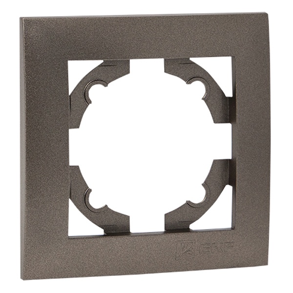 Рамка 1-местная горизонтальная EKF PROxima Валенсия графит