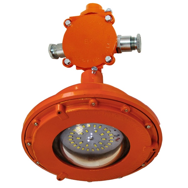 Светильник взрывозащищенный TDM ДСП 57МД-30-101 УХЛ1 (проходной, 2 ввода, рым-болт) 1ExdIIBT6Gb