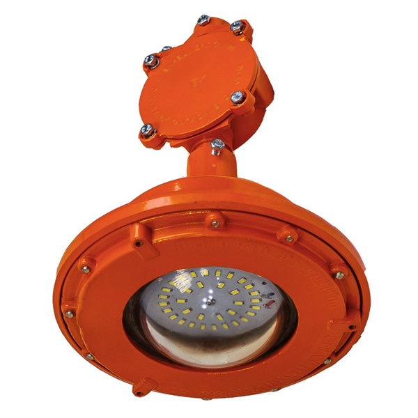 Светильник взрывозащищенный TDM ДСП 57МД-30-101 УХЛ1 (тупиковый, 1 ввод, рым-болт) 1ExdIIBT6Gb