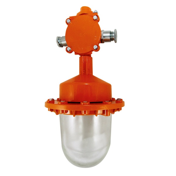 Светильник взрывозащищенный TDM НСП 57-200-101 В3Г-200 УХЛ1 проходной 2 ввода рым-болт 1ExdIIBT4Gb