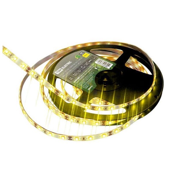 Лента светодиодная TDM SMD2835 60 LED/m 4,8 W/m желтый 12V IP65 (5 метров)