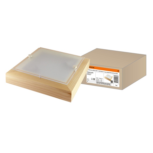 Светильник TDM НПБ 02-2х40-111 УХЛ4 Киото-1 сосна 2x40W IP20 270х270х75мм Е27