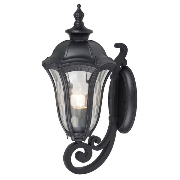 Светильник садово-парковый TDM Вена 60W E27 черный алюминиевый корпус крепление вверх