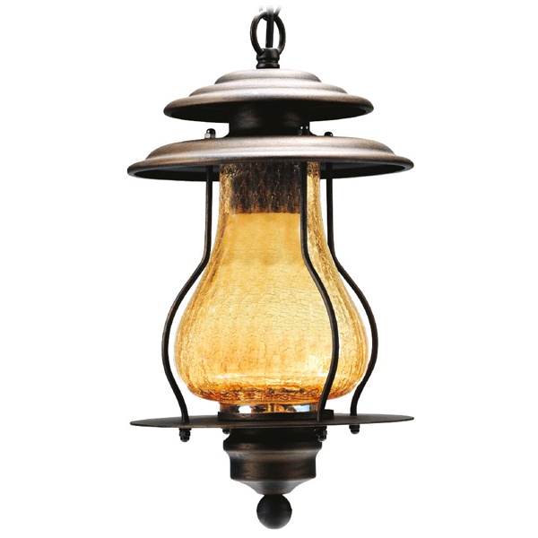 Светильник садово-парковый TDM Рим 60W E27 кофейный алюминиевый корпус подвесной