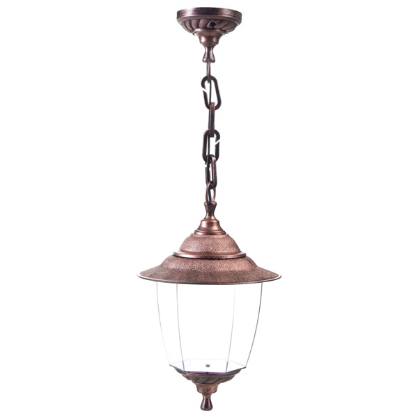 Светильник TDM Прага Эл-11-70М 60W Е27 подвесной медь, прозрачный плафон