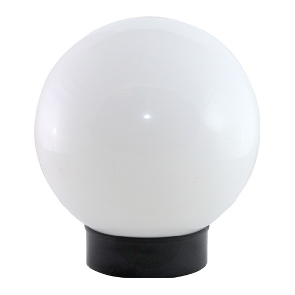 Светильник TDM НТУ 03-60-200 шар d200mm опал ПММА, основание плоское ПК, 230V max60W Е27 IP54