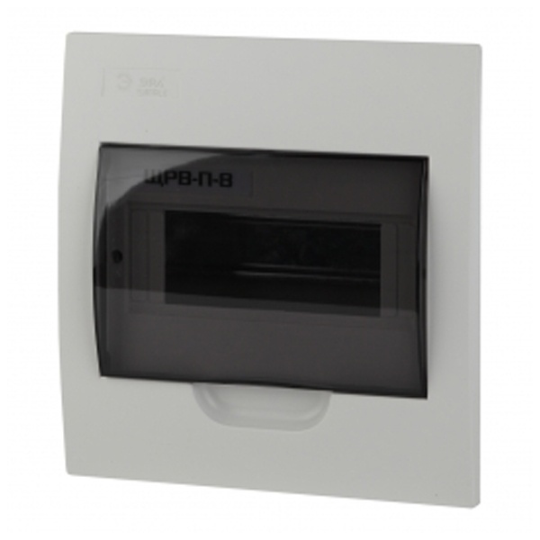 Щиток встраиваемый ЭРА SIMPLE ЩРВ-П-08 на 8 модулей с прозрачной дверкой IP41