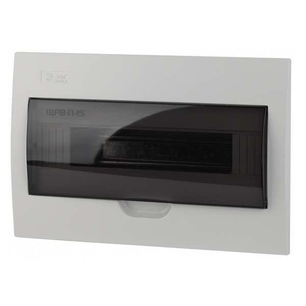 Щиток встраиваемый ЭРА SIMPLE ЩРВ-П-15 на 15 модулей с прозрачной дверкой IP41