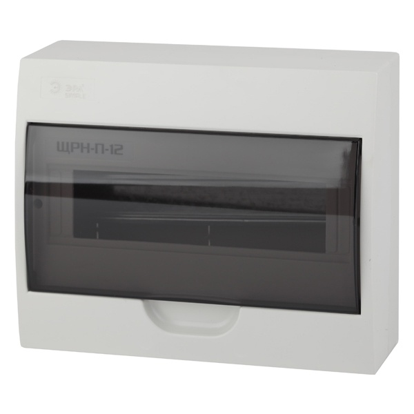 Щиток накладной ЭРА SIMPLE ЩРН-П-12 на 12 модулей с прозрачной дверкой IP41