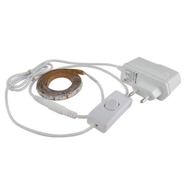 Комплект светодиодной ленты TDM SMD2835-60 LED/m 4,8W/m 3000K 12V IP20 (упаковка 1 метр) 6W