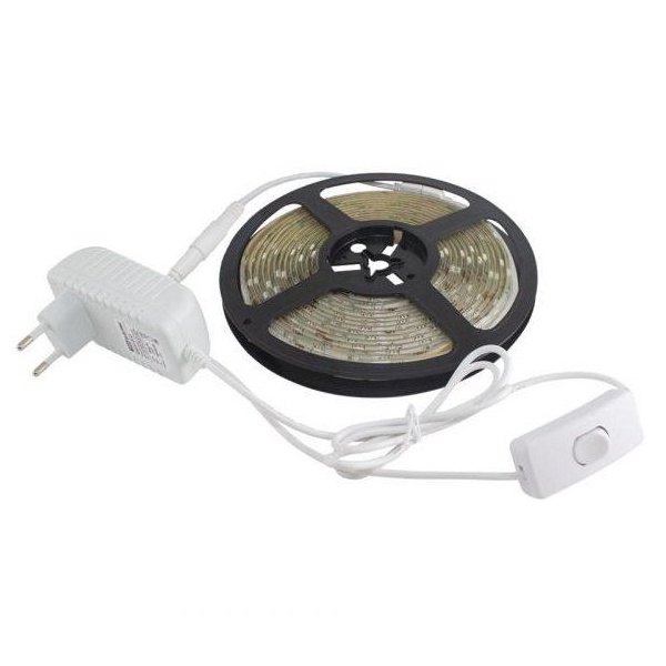 Комплект светодиодной ленты TDM SMD2835-60 LED/m 4,8W/m 6000K 12V IP20 (упаковка 5 метров) 24W