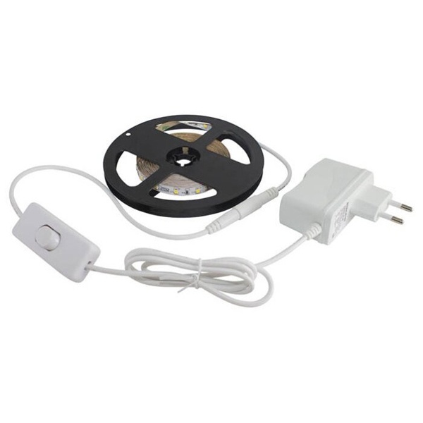 Комплект светодиодной ленты TDM SMD2835-60 LED/m 4,8W/m 6000K 12V IP20 (упаковка 3 метра) 18W