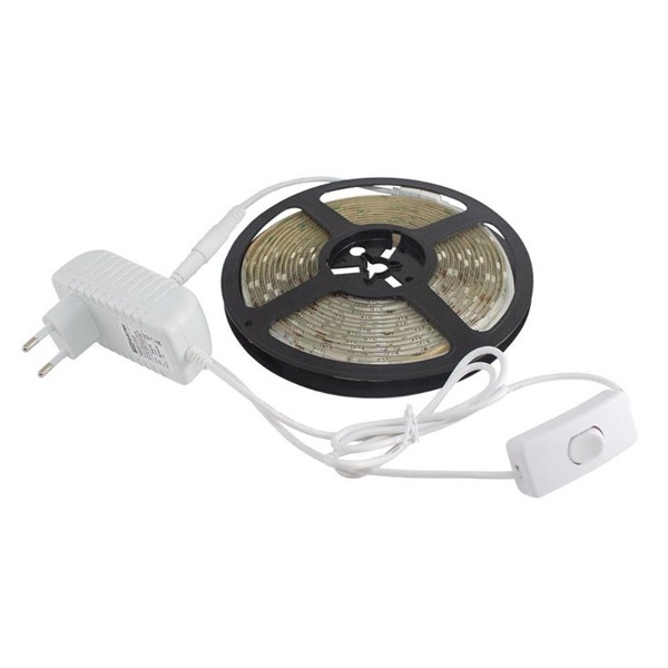 Комплект светодиодной ленты TDM SMD2835-60 LED/m 4,8W/m 3000K 12V IP65 (упаковка 5 метров) 24W