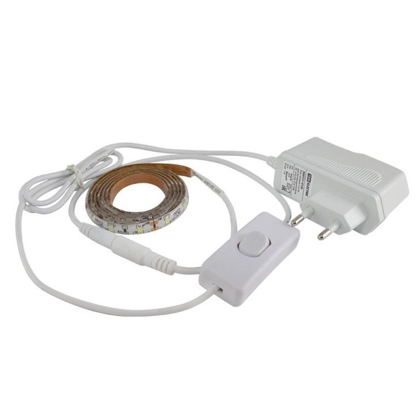 Комплект светодиодной ленты TDM SMD2835-60 LED/m 4,8W/m 3000K 12V IP65 (упаковка 1 метр) 6W