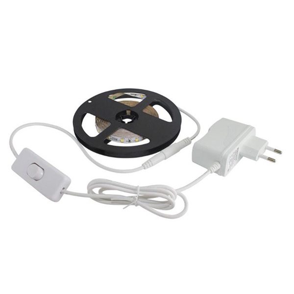 Комплект светодиодной ленты TDM SMD2835-60 LED/m 4,8W/m 6000K 12V IP65 (упаковка 3 метра) 18W