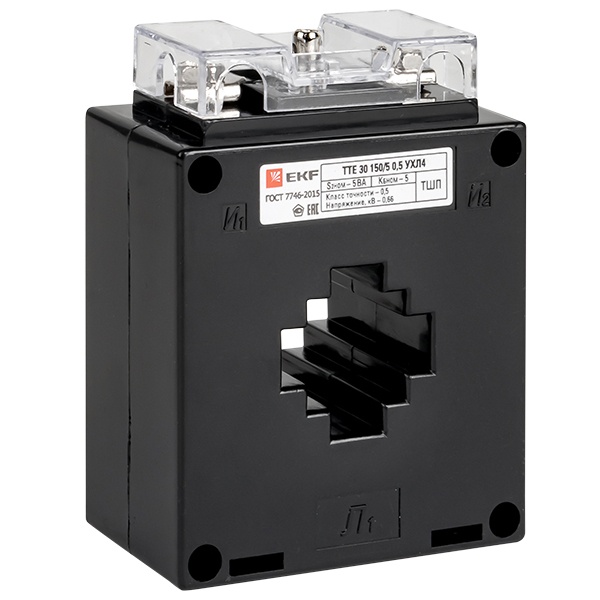 Трансформатор тока EKF PROxima ТТЕ-30-250/5А класс точности 0,5S