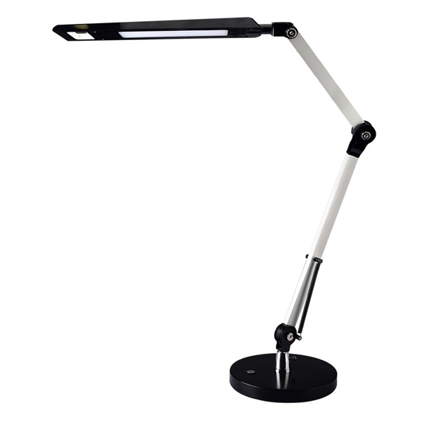 Светильник светодиодный настольный TDM СН-50 9W 5000K 220V серебро/черный диммер 2 колена