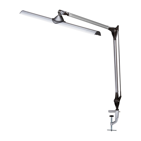 Светильник светодиодный настольный TDM СН-60 струбцина сенсор-диммер 14W 5000K 220V серебро/черный 2