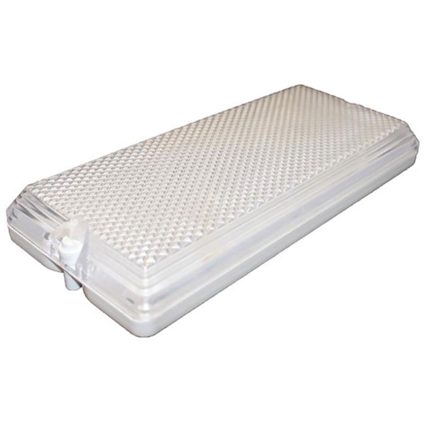 Светильник вандалоустойчивый TDM LED ДБО 01-12-002 12W 4000K 1000Lm IP54 с датчиком САВ белый