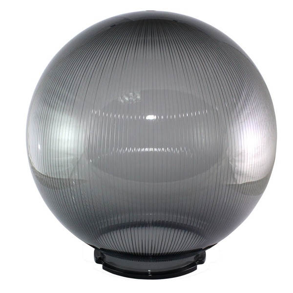 Рассеиватель шар TDM ПММА 400 мм дымчатый призма (байонет 145 мм)