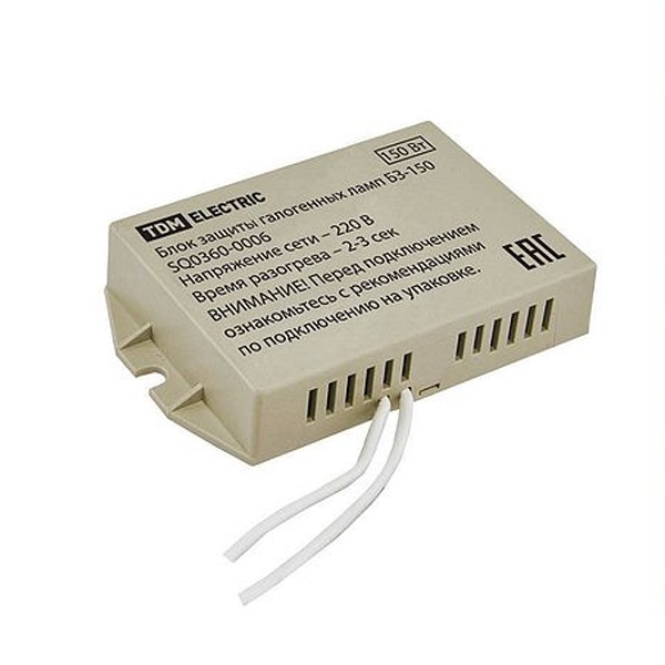 Блок защиты галогенных ламп TDM 25-150 Вт БЗ-150