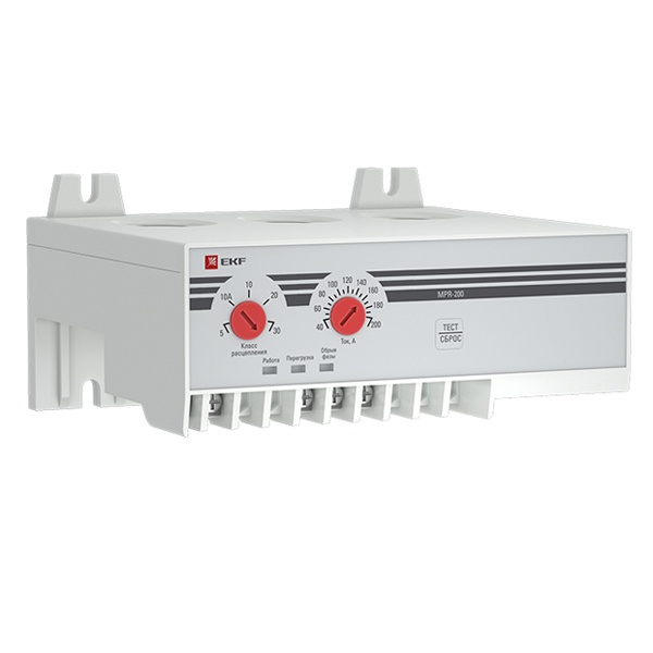 Реле защиты двигателя EKF PROxima MPR 200А 1 канал 1NO/NC 210-250В АС