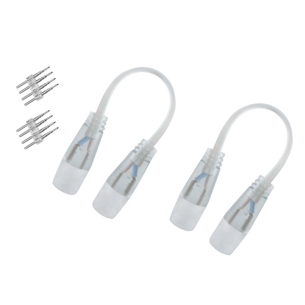 Коннектор TDM для гибкого соединения неона SMD5050-RGB-220 B односторонний