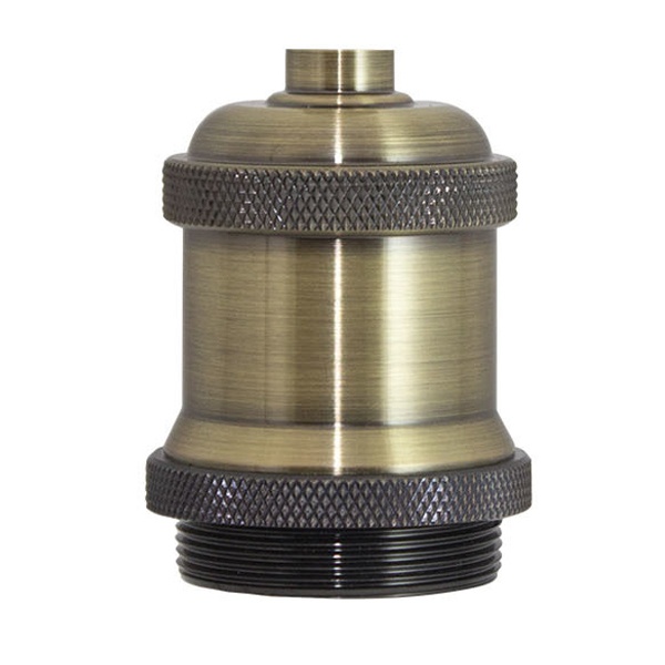 Патрон TDM подвесной Е27, металлический Лофт, бронза