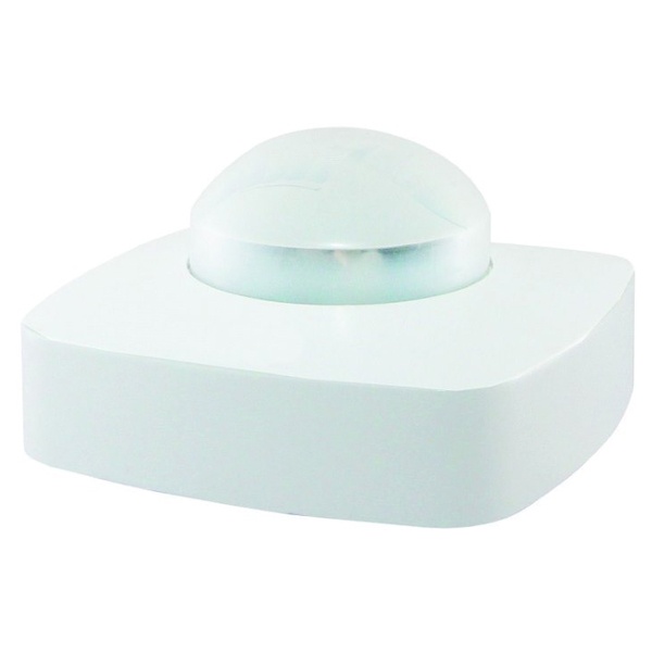 Датчик движения потолочный TDM ДДП-04 2000W 10-1800с, 4х20м, 3+лк, 120(сбоку)+360(сверху)гр, IP20