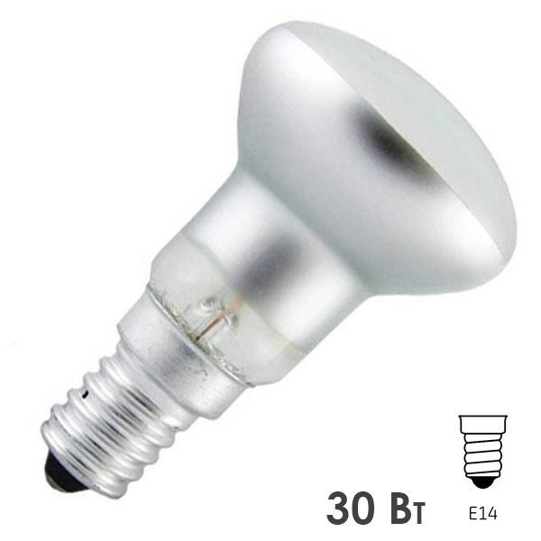 Лампа накаливания зеркальная TDM R39 30Вт 230В Е14