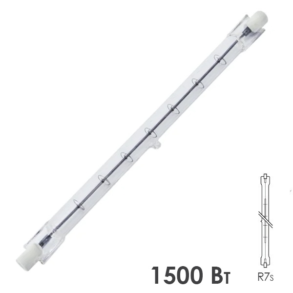 Лампа галогенная линейная TDM ЛГ 1500Вт 220В R7s 254mm