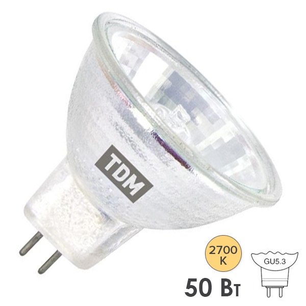 Лампа галогенная TDM с отражателем MR16 (JCDR) 50W 230V GU5.3