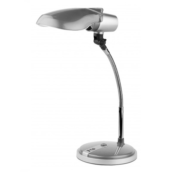 Светильник настольный ЭРА NE-301-E27-15W-S серебро (5055398636565)