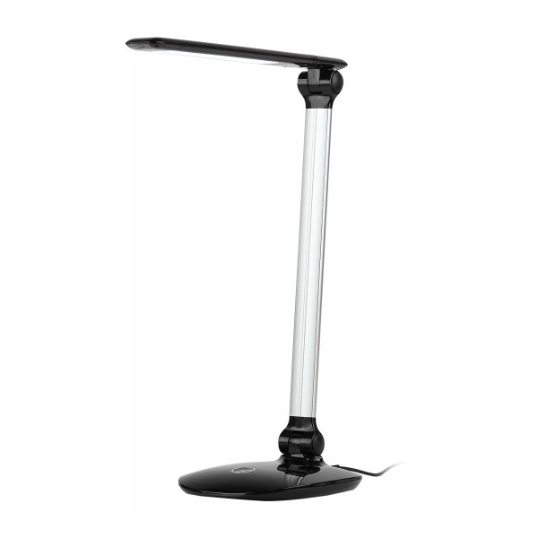 Светильник светодиодный настольный ЭРА NLED-456-10W-BK-S сенсорный черный с серебром (5055945557909