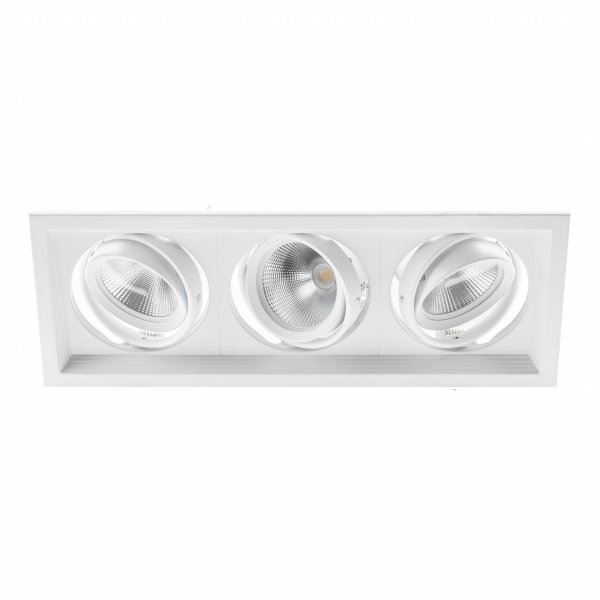 Светодиодный светильник карданный ЭРА SKD-13-36-40K-W09 27W 4000K 230V 3240Lm белый