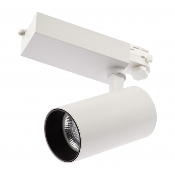 Светильник трековый трехфазный ЭРА STR-30-36-30K-W30 узкий луч 30W 3000K 36° белый