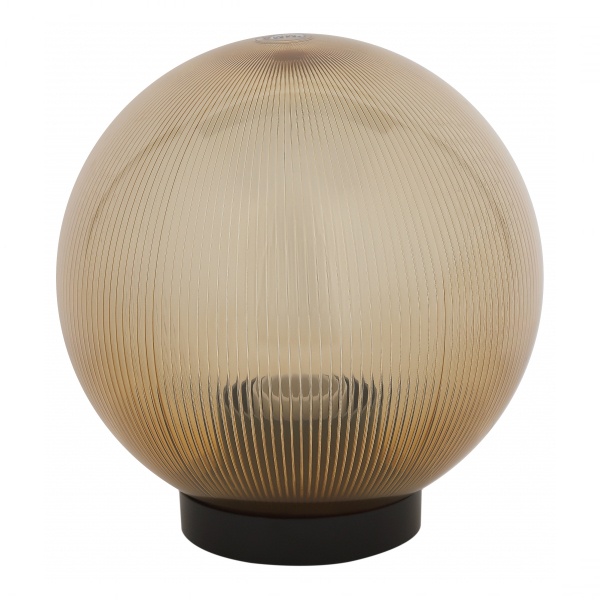 Светильник садово-парковый ЭРА НТУ 02-60-203 шар золотистый призма D200mm Е27