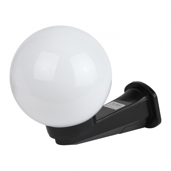 Светильник садово-парковый ЭРА НБУ 01-60-201 шар опал с настенным крепежом D200mm Е27