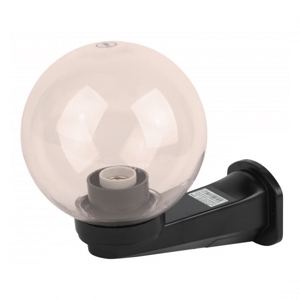 Светильник садово-парковый ЭРА НБУ 01-60-205 шар дымчатый с настенным крепежом D200mm Е27