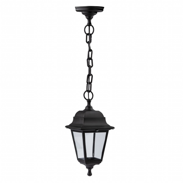 Светильник садово-парковый ЭРА НСУ 04-60-001 Адель подвесной четырехгранный черный Е27