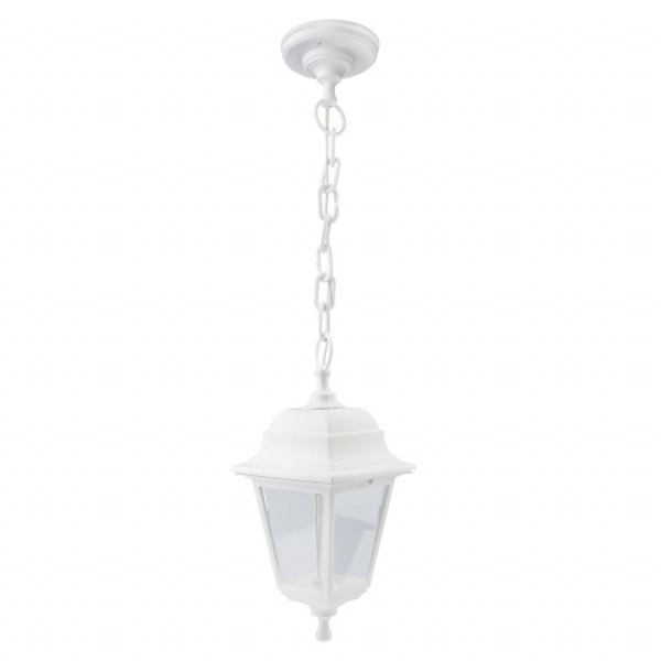 Светильник садово-парковый ЭРА НСУ 04-60-001 Адель подвесной четырехгранный белый Е27
