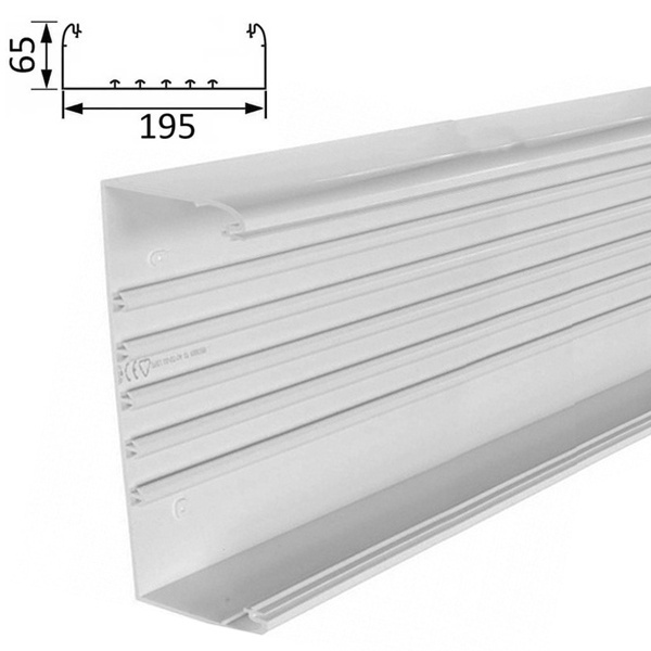 Кабель-канал Legrand DLP ПВХ 195х65 без крышки (кабельный короб)