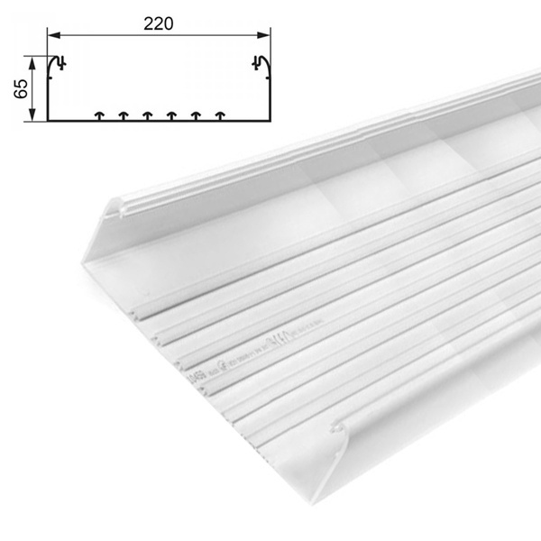 Кабель-канал Legrand DLP ПВХ 220х65 без крышки (кабельный короб)