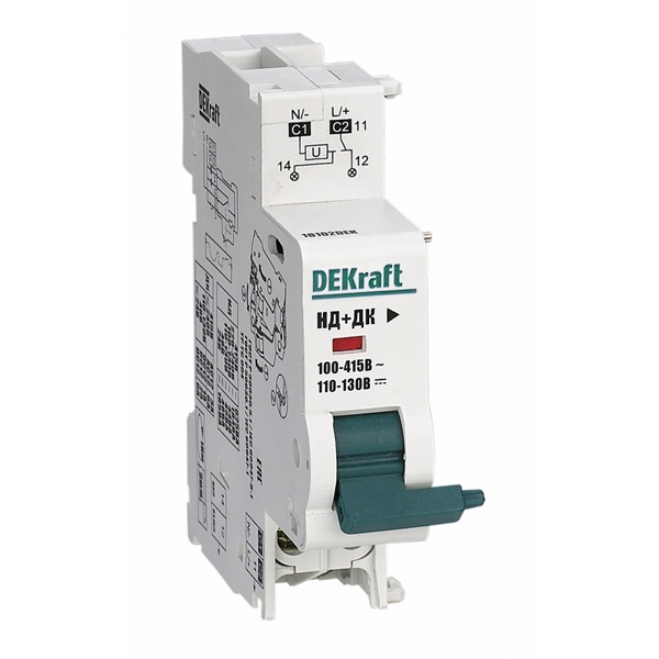 Независимый расцепитель DEKraft НД-101 c допконтактом 220В для ВА-101